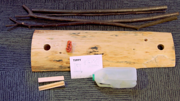 Tippy tip assembly parts for Science Museum Late.