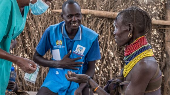 Elderly people like Ipo are more likely to be left behind, but the Commonwealth Fund was able to provide surgery for her.