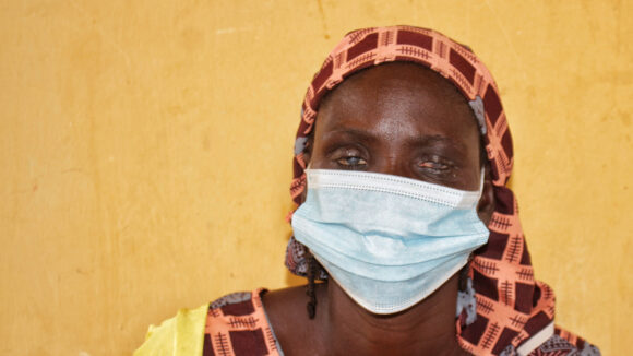 Zuwaira awaiting surgery in Nigeria.