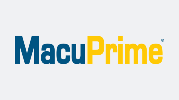 MacuPrime logo.