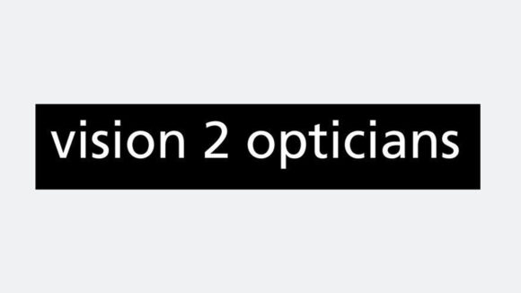 Vision 2 Opticians logo.