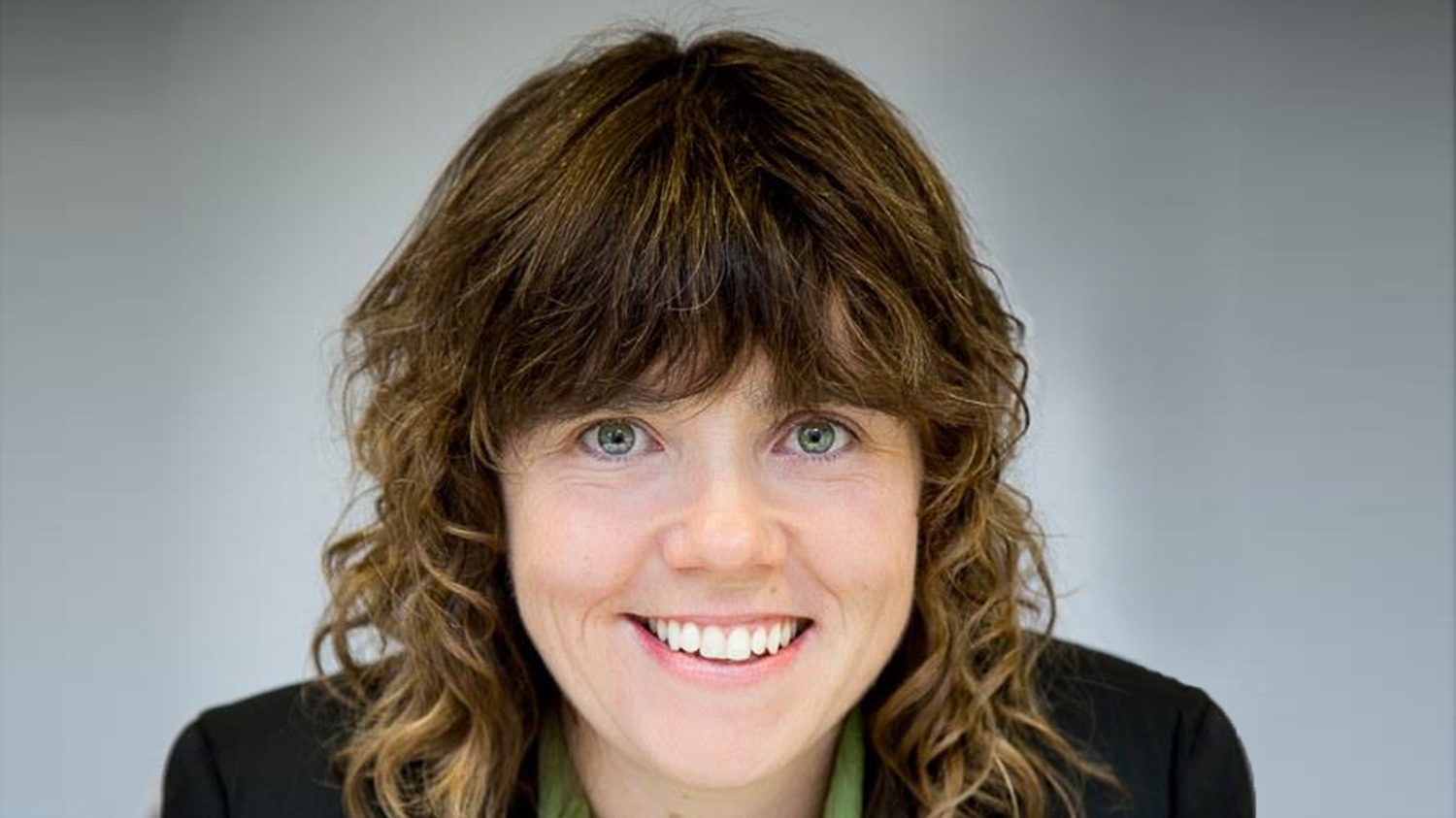 A photograph of Anna Becker, Sightsavers' director of institutional funding.